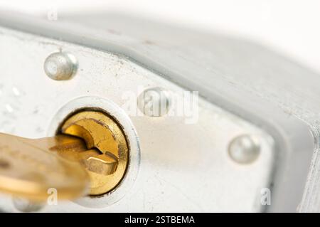 Sperre Eindrücken Stockfoto