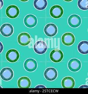 Hintergrund - stilisierte Bullaugen Stockfoto