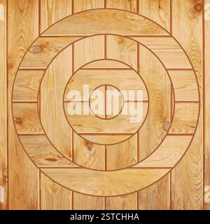 Einfaches Muster - Naturholz Stockfoto