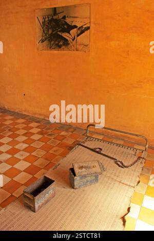 Tuol Sleng Genocide Museum Stockfoto