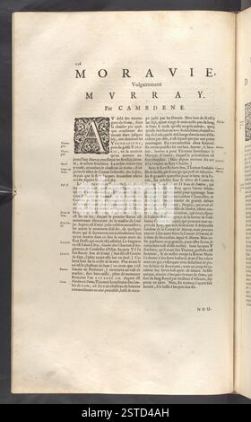 Eine historische Karte aus Band 6 von „Le Grand Atlas“ in der Topographischen Sammlung des BL King, die geografische Regionen mit detaillierten topografischen Merkmalen aus dem 18. Jahrhundert zeigt. Stockfoto