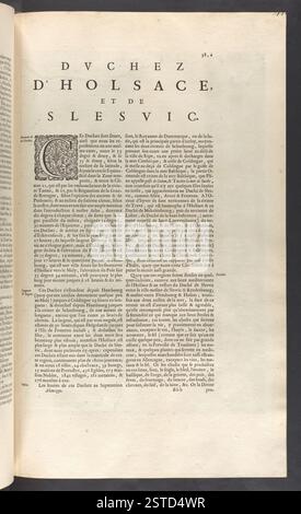 Das Troisième Volume de la Géographie ist Teil der Topographischen Sammlung des BL King, die Karten und geographische Ansichten aus dem 16. Bis 19. Jahrhundert enthält. Der Band zeigt historische kartographische Werke mit Schwerpunkt auf europäischen Regionen. Stockfoto