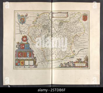 Die Topographische Sammlung des BL King, Le Grand Atlas, Band 5, ist Teil der Sammlung von Karten aus dem 19. Jahrhundert der British Library und zeigt detaillierte geografische und topographische Merkmale für die historische Forschung. Stockfoto