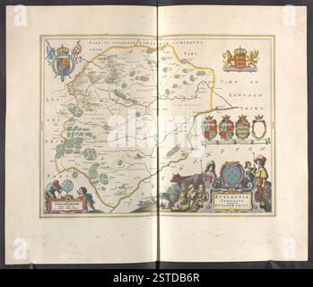 Die Topographische Sammlung des BL King, Le Grand Atlas, Band 5, ist Teil der Sammlung von Karten aus dem 19. Jahrhundert der British Library und zeigt detaillierte geografische und topographische Merkmale für die historische Forschung. Stockfoto