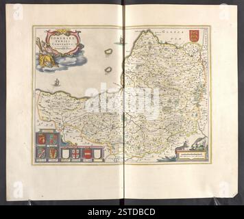 Die Topographische Sammlung des BL King, Le Grand Atlas, Band 5, zeigt detaillierte kartographische Darstellungen aus dem frühen 19. Jahrhundert, wobei der Schwerpunkt auf dem geografischen Layout und den Regionen von historischem Interesse liegt. Dieser Band ist Teil einer Serie, die topografische Genauigkeit und historische Karten aus der ganzen Welt beleuchtet. Stockfoto