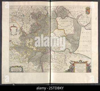 Die Topographische Sammlung des BL King, Le Grand Atlas, Band 5, ist eine Kartensammlung aus dem 19. Jahrhundert, die detaillierte geografische und topographische Darstellungen bietet, die als Teil des Archivs der British Library aufbewahrt werden. Stockfoto