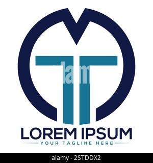 TM-Letter-Logo Stock Vektor