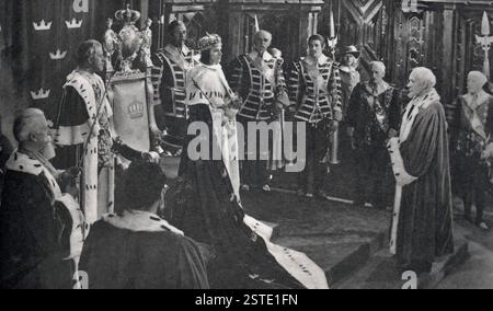 Die schwedische Schauspielerin Greta Garbo in dem Film Queen Christina, USA 1933 Stockfoto