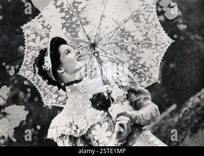 Die US-amerikanische Schauspielerin Katharine Hepburn in dem Film A Woman Rebels, USA 1936 Stockfoto
