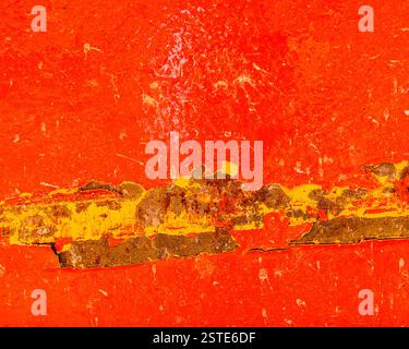 Roter rostiger Hinterkopf Stockfoto