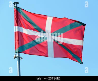 Baskenland Flagge Stockfoto