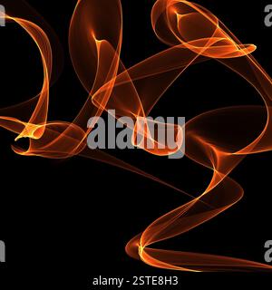 Abstrakte Brandlinien Stockfoto