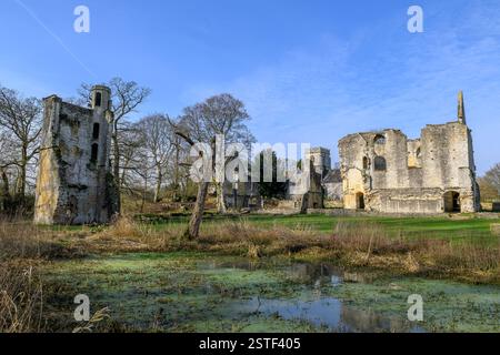 Minster Lovell Hall, Oxfordshire, England Stockfoto