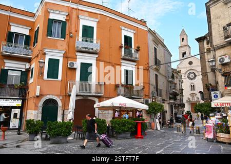 Streetview Barivecchia das historische Zentrum von Bari Stockfoto