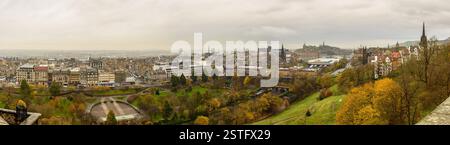 Edinburgh Panoramablick, Schottland Stockfoto