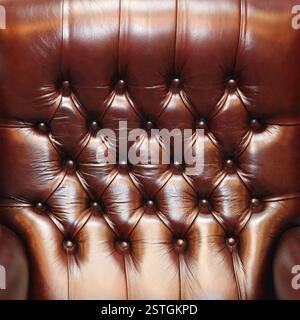 Polsterung Leder Stockfoto