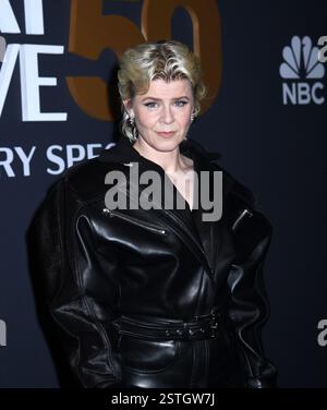 16. Februar 2025, New York, USA: Robyn nimmt an der SNL50: The Anniversary Show im Rockefeller Plaza 30 in New York Teil. Februar 2025. (Credit Image: © Photo Image Press via ZUMA Press Wire) NUR REDAKTIONELLE VERWENDUNG! Nicht für kommerzielle ZWECKE! Stockfoto