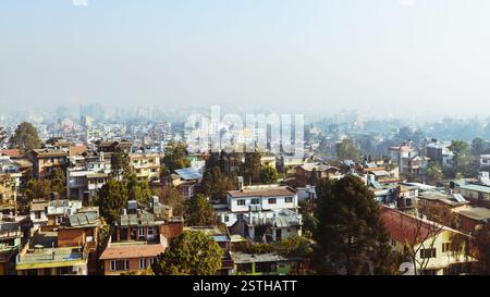 Blick auf Patan und Kathmandu in Nepal Stockfoto