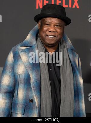 New York, Usa. Februar 2025. Isiah Whitlock Jr. nimmt am 18. Februar 2025 an der Netflix „Zero Day“ NYC Premiere im Plaza Hotel in New York Teil. (Foto: Lev Radin/SIPA USA) Credit: SIPA USA/Alamy Live News Stockfoto