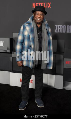 New York, Usa. Februar 2025. Isiah Whitlock Jr. nimmt am 18. Februar 2025 an der Netflix „Zero Day“ NYC Premiere im Plaza Hotel in New York Teil. (Foto: Lev Radin/SIPA USA) Credit: SIPA USA/Alamy Live News Stockfoto