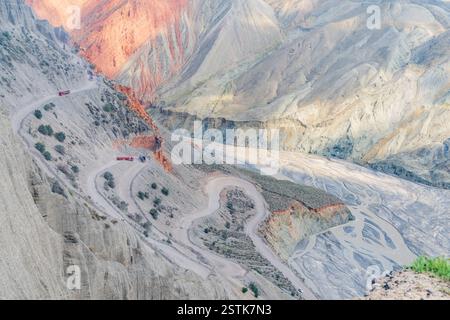 Herrliche Landschaft des Jihai Grand Canyon in Anji, Tacheng, Xinjiang, China Stockfoto