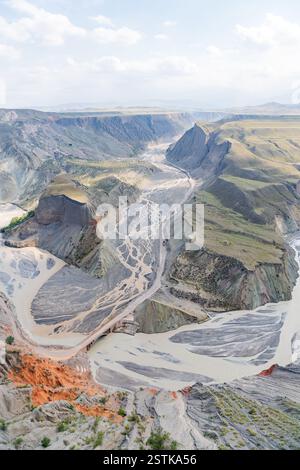 Herrliche Landschaft des Jihai Grand Canyon in Anji, Tacheng, Xinjiang, China Stockfoto