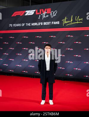 London, Vereinigtes Königreich, 18. Februar 2025, NORRIS Lando (gbr), McLaren F1 Team MCL39, Porträt, während des F1 75 Live at the O2, F1 2025 Season Launch Events am 18. Februar 2025 in London, Großbritannien Stockfoto