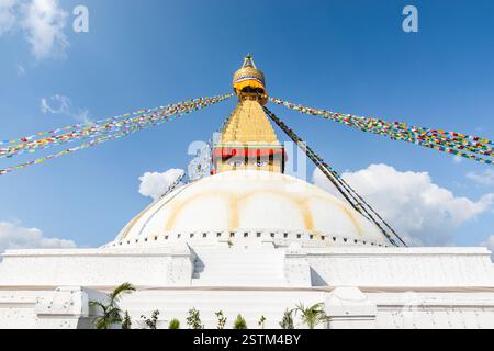 Boudhanath Stupa in Kathmandu Stockfoto