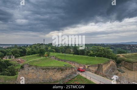 Petrovaradin Festung in Novi Sad, Serbien Stockfoto