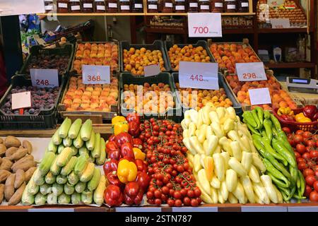 Gemüse und Obst Stockfoto