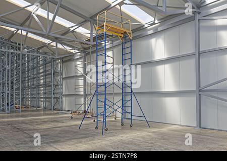 Gerüstlager Stockfoto