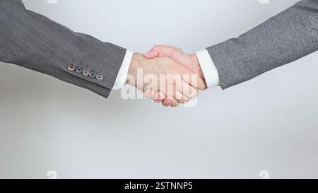 Geschäftsmann Handshake Stockfoto