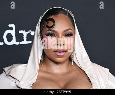 West Hollywood, USA. Februar 2025. Ashanti kommt am 18. Februar 2025 zur Premiere von Hollywood No Address im Directors Guild of America Theatre in West Hollywood, CA. © LISA OConnor/AFF-USA.com Credit: AFF/Alamy Live News Stockfoto
