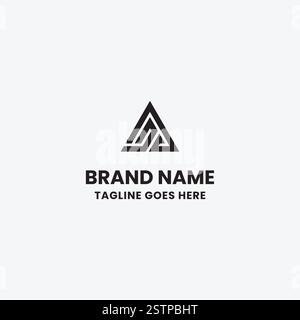 Abstraktes Tech Icon Logo Stock Vektor