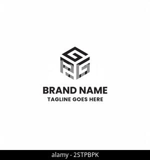 Abstraktes Tech Icon Logo Stock Vektor