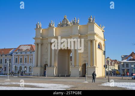 Brandenburger Tor, Luisenplatz, Potsdam, Brandenburg, Deutschland Stockfoto
