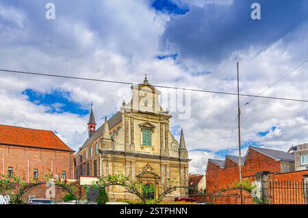 Karmelietenklooster Karmel Karmeliterkloster im historischen Zentrum der Stadt Gent, Altstadt von Gent, Provinz Ostflandern, Flämische Region, B. Stockfoto