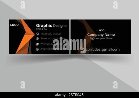 Visitenkarten-design Stock Vektor