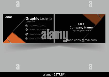 Visitenkarten-design Stock Vektor