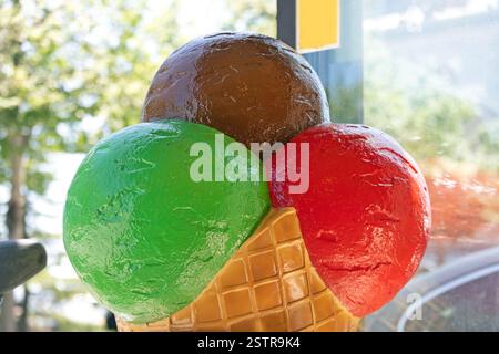 Eiskugeln Stockfoto