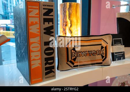 Souvenirladen im Museum of Arts and Design in Columbus Circle, NYC. USA, 2025 Stockfoto