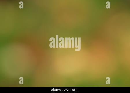 Abstrakter, verschwommener Hintergrund mit Erdtönen von Grün-Braun und Beige Stockfoto