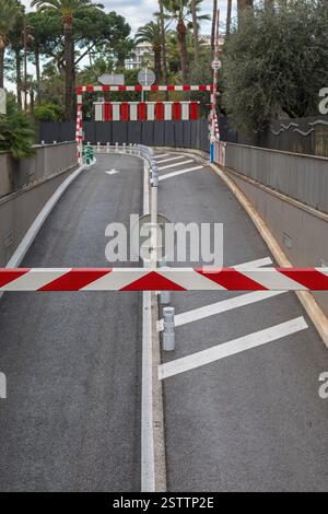 Unterirdische Garage Road Stockfoto
