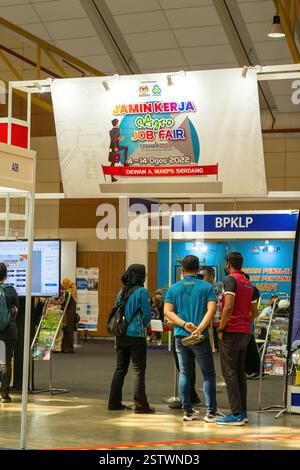 Putrajaya, Malaysia - 10. August 2022 Malaysia Agricultural Expo in Zusammenarbeit mit Job Fair im Agro-Sektor. Stockfoto
