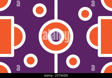 Fußballfeld Vektor Symbol Design Illustration Stock Vektor