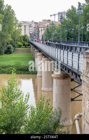 Eiserne Brücke Stockfoto