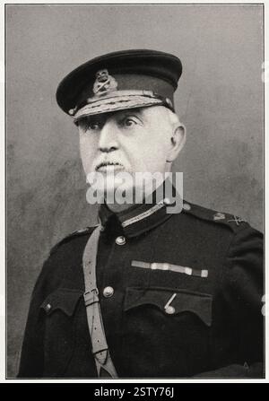 Porträt von Generalleutnant Thomas Kelly-Kenny, Kommandeur der britischen Infanterie bei Driefontein. 2. Burenkrieg 1899-1902 - Historisches Dokument, Fotograf unbekannt Stockfoto