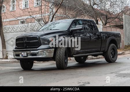 Chisinau, Moldawien, 31. Januar 2025: RAM Pickup (Dodge RAM) 1500, vierte Generation Stockfoto