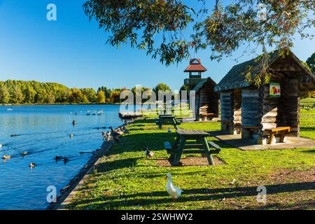 Henley Lake Park in Masterton, Wellington, Neuseeland Stockfoto