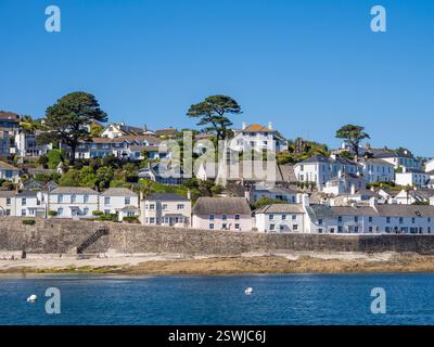 St Mawes, Cornish Village, am Fluss FAL, Falmouth, Cornwall, England, Großbritannien. Stockfoto